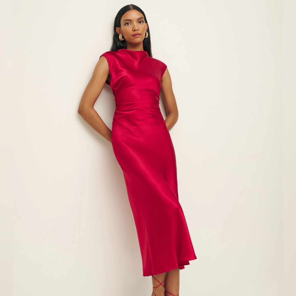 Reformation Veida Silk Dress